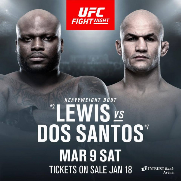 Junior dos Santos vs. Derrick Lewis targeted for UFC Wichita