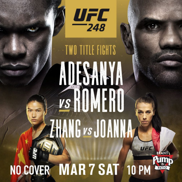 UFC 248 FIGHT CARD