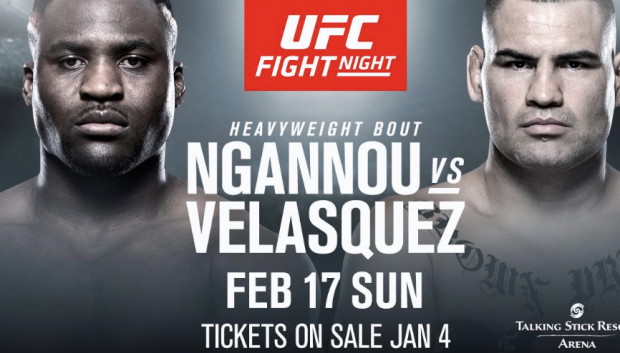 UFC on ESPN: Velasquez vs. Ngannou fight card